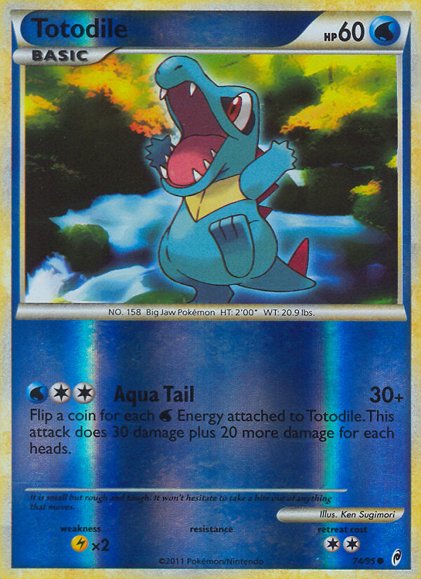 Call of Legends Totodile #74/95 reverse holo